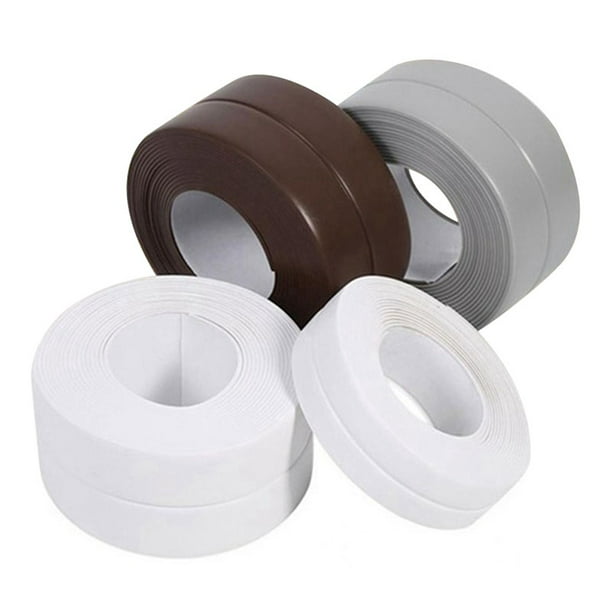 PVC Wall Sealing Strip Tape Waterproof Self Adhesive Caulk For Kitchen Bathroom 